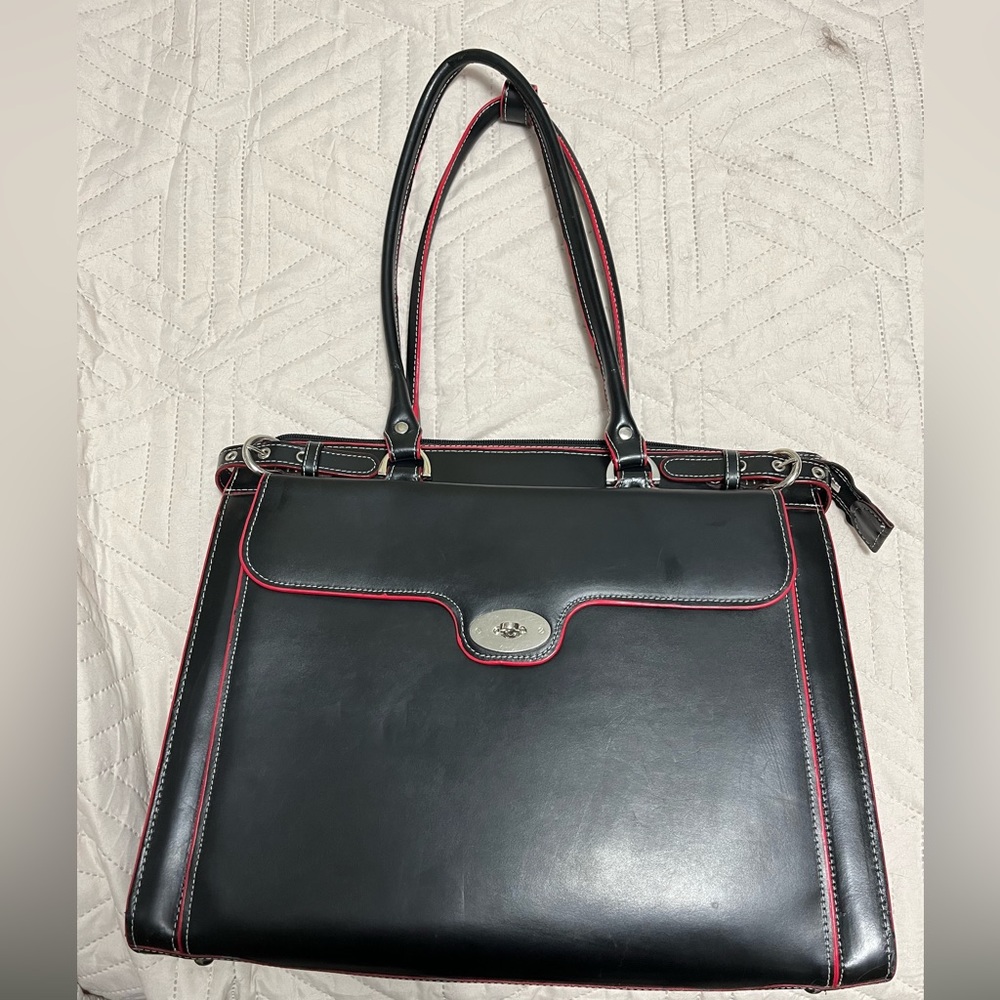 Beautiful Black and Red women’s work bag/laptop bag